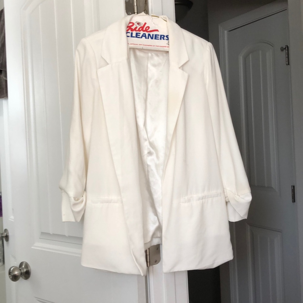 White blazer